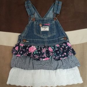 OshKosh toddler girl's overall dress
